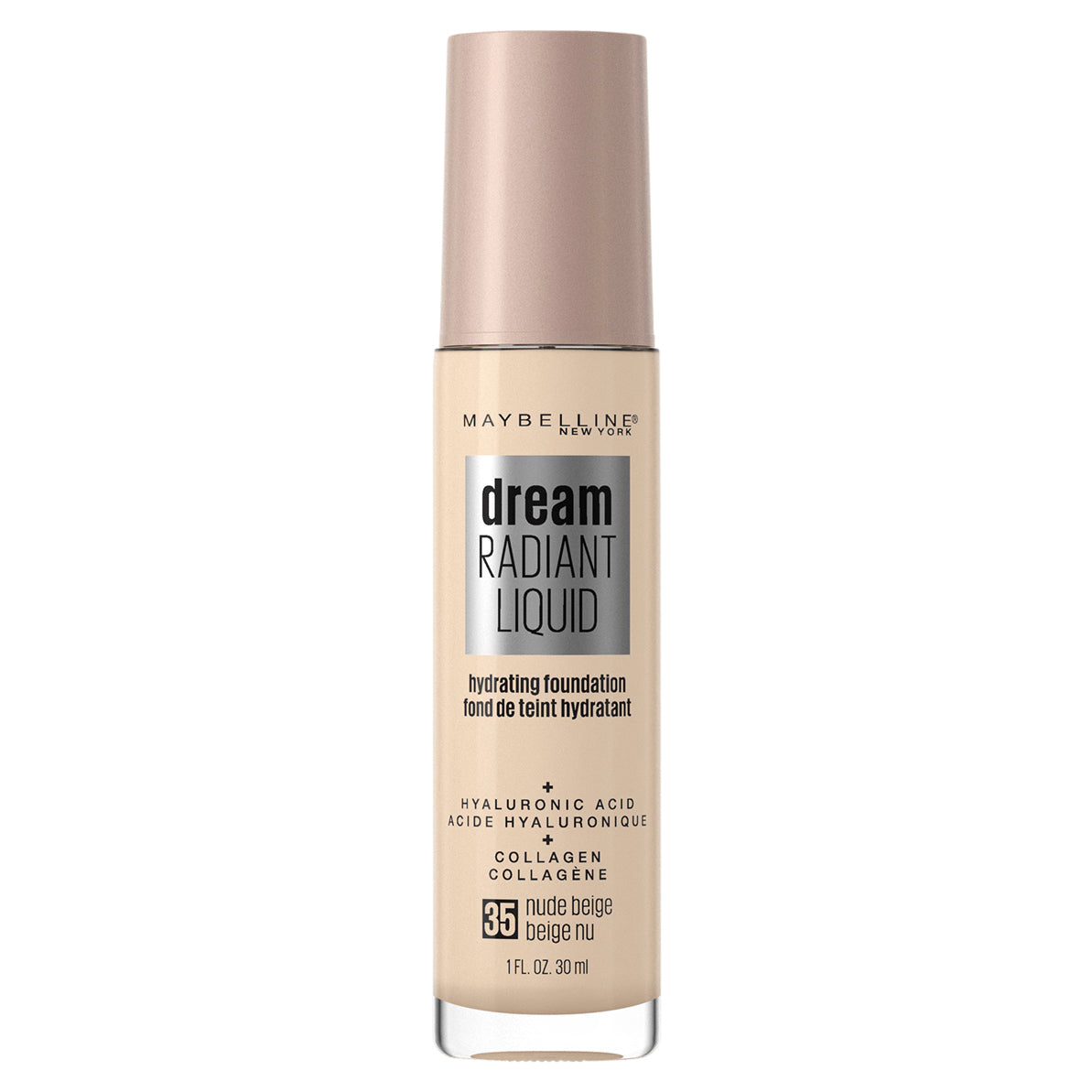 MAYBELLINE Dream Radiant Liquid Foundation - Nude Beige #35