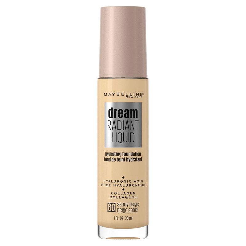 MAYBELLINE Dream Radiant Liquid Foundation - Sandy Beige #60