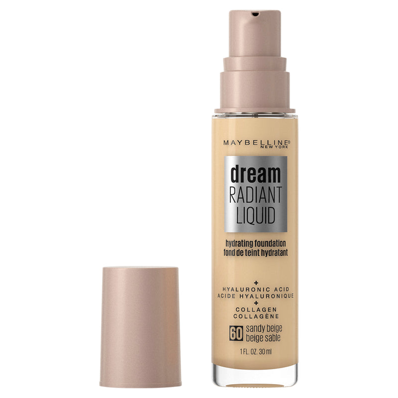 MAYBELLINE Dream Radiant Liquid Foundation - Sandy Beige #60