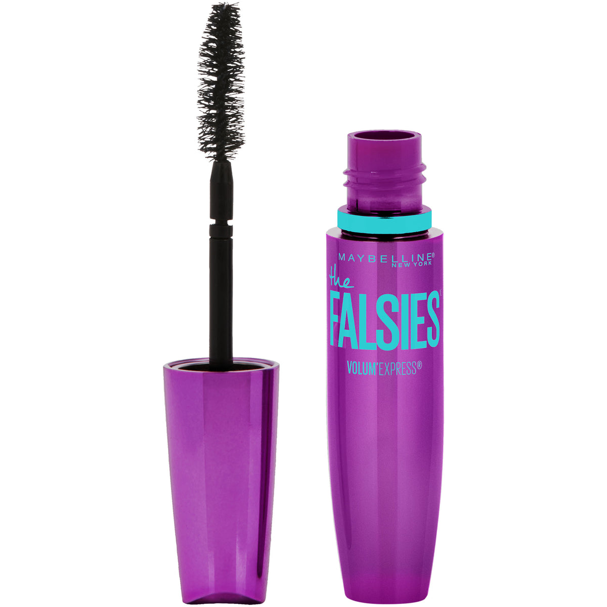 MAYBELLINE Falsies False Lash Effect Volumizing Washable Mascara - Blackest Black