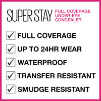 MAYBELLINE SuperStay Full Coverage UnderEye Concealer - Medium #25