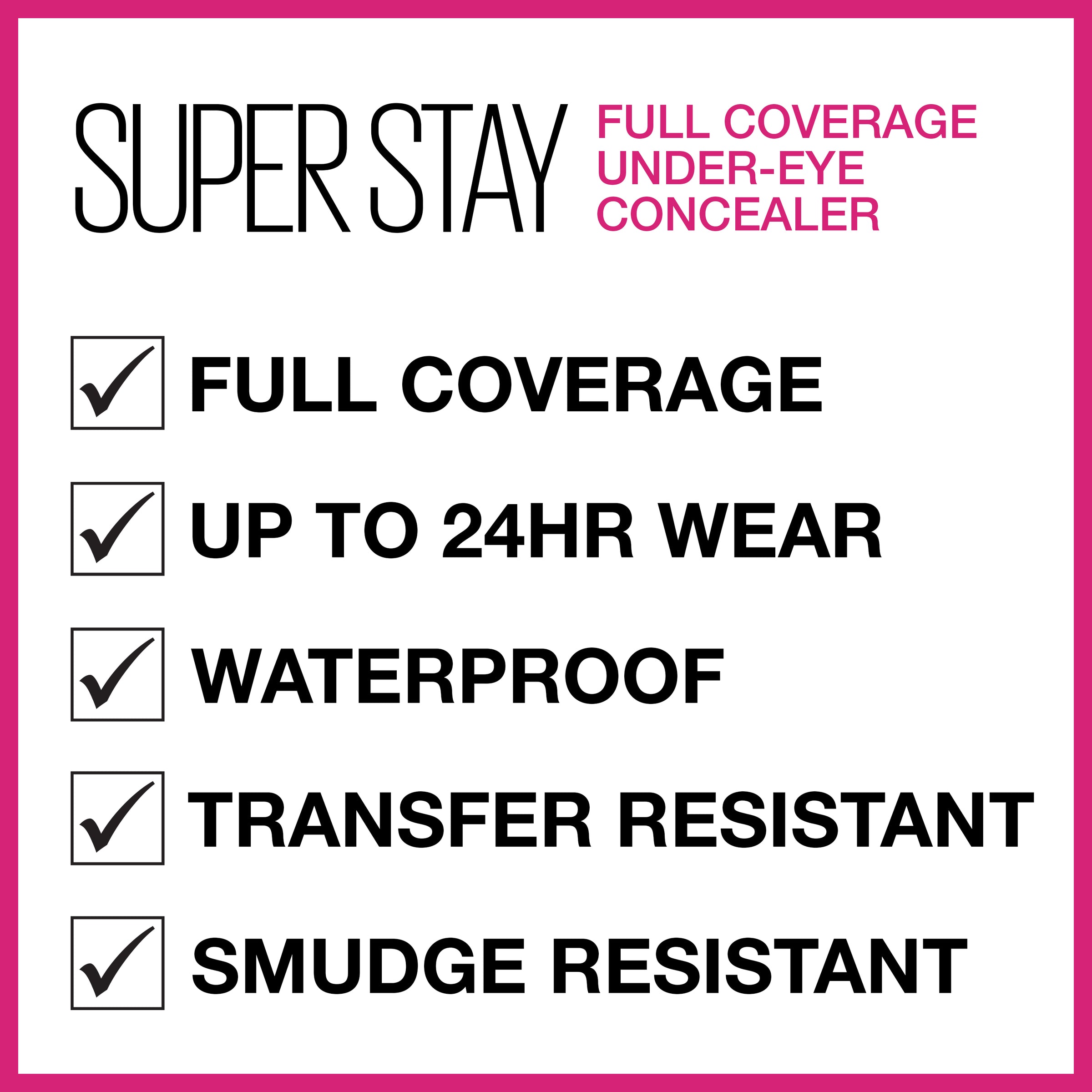 MAYBELLINE SuperStay Full Coverage UnderEye Concealer - Medium #25
