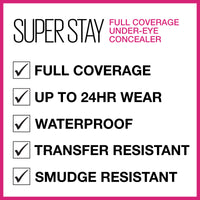 MAYBELLINE SuperStay Full Coverage UnderEye Concealer - Sand #20