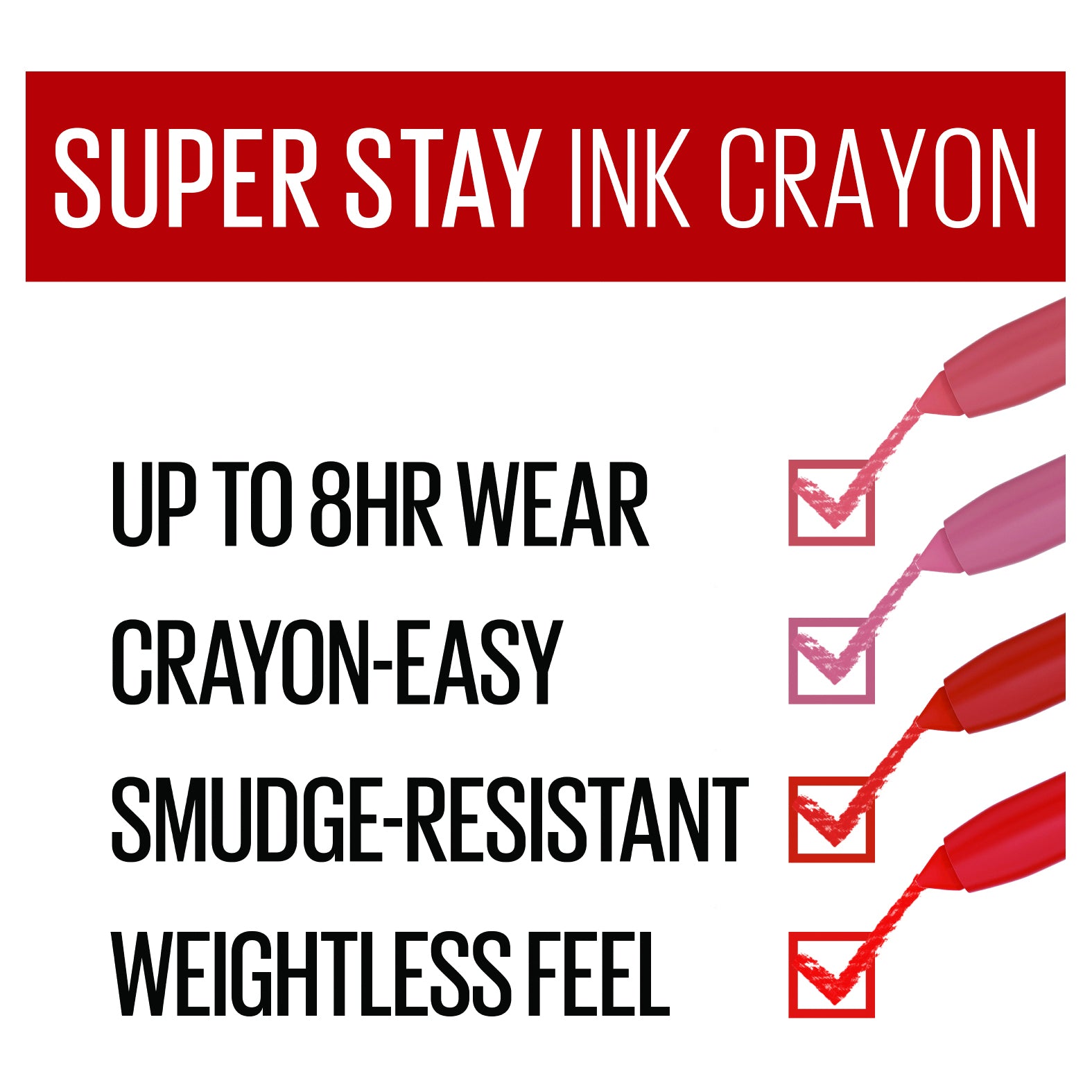 MAYBELLINE Superstay Matte Ink Crayon Lipstick - On The Grind