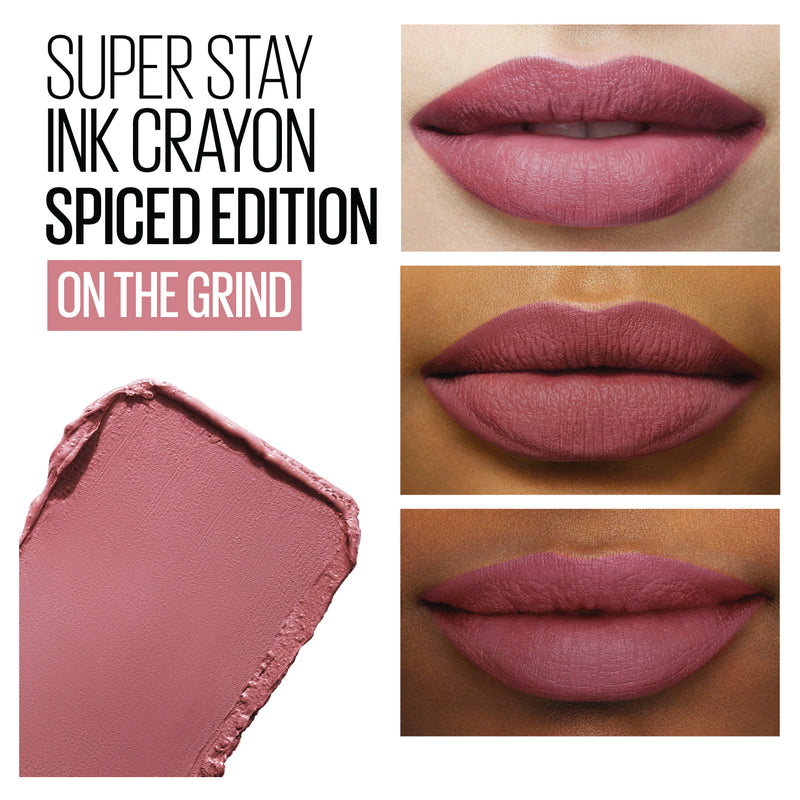 MAYBELLINE Superstay Matte Ink Crayon Lipstick - On The Grind