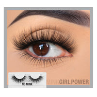 MODELROCK No Mink 3D Faux Mink Lashes - Girl Power