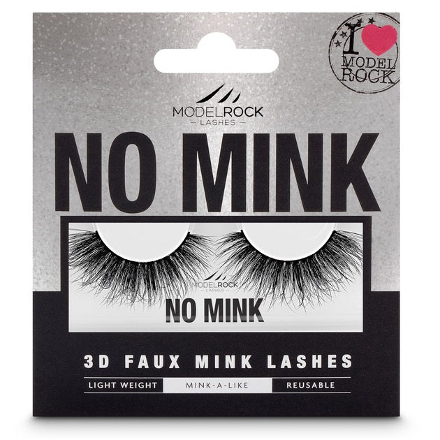 MODELROCK No Mink 3D Faux Mink Lashes - Girl Power