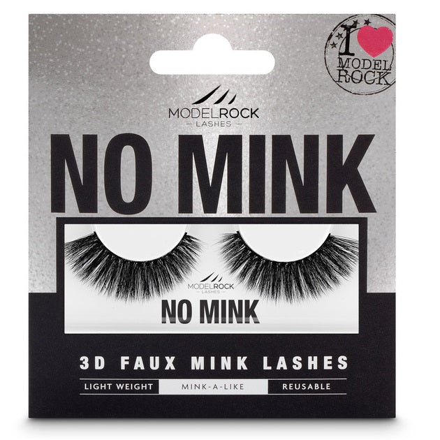 MODELROCK No Mink 3D Faux Mink Lashes - Rocker