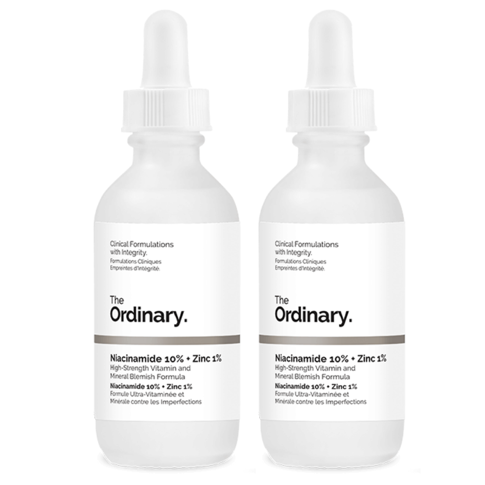 THE ORDINARY Niacinamide 2-Pack Bundle (2x60ml) (RRP $53.60)