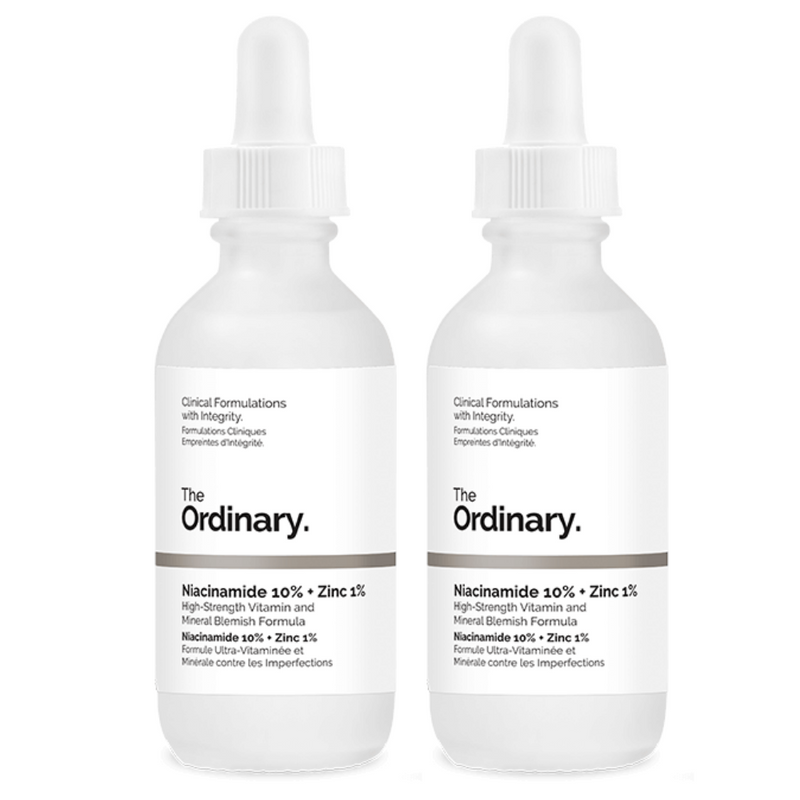 THE ORDINARY Niacinamide 2-Pack Bundle (2x60ml) (RRP $53.60)