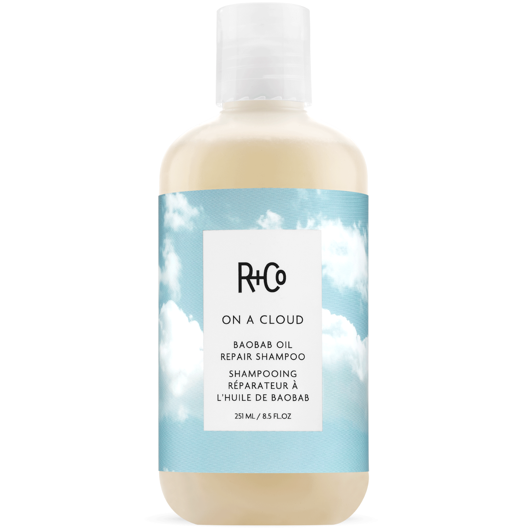 R+CO On A Cloud Baobab Oil Repair Shampoo (251 ml)