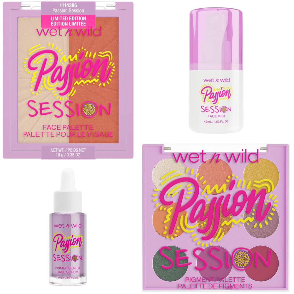 WET N WILD Passion Session Bundle (RRP $57.80)