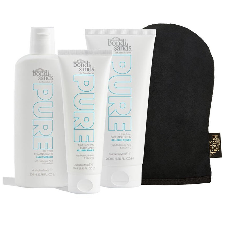 BONDI SANDS Pure Essentials Bundle - Dark (RRP $95.96)