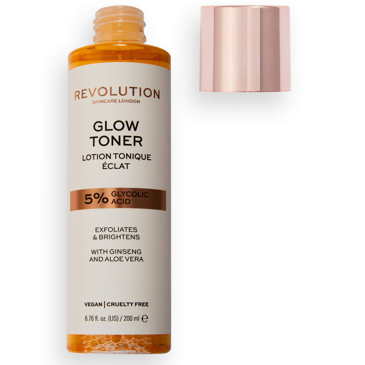 REVOLUTION SKINCARE 5% Glycolic Acid AHA Glow Liquid Exfoliant Toner