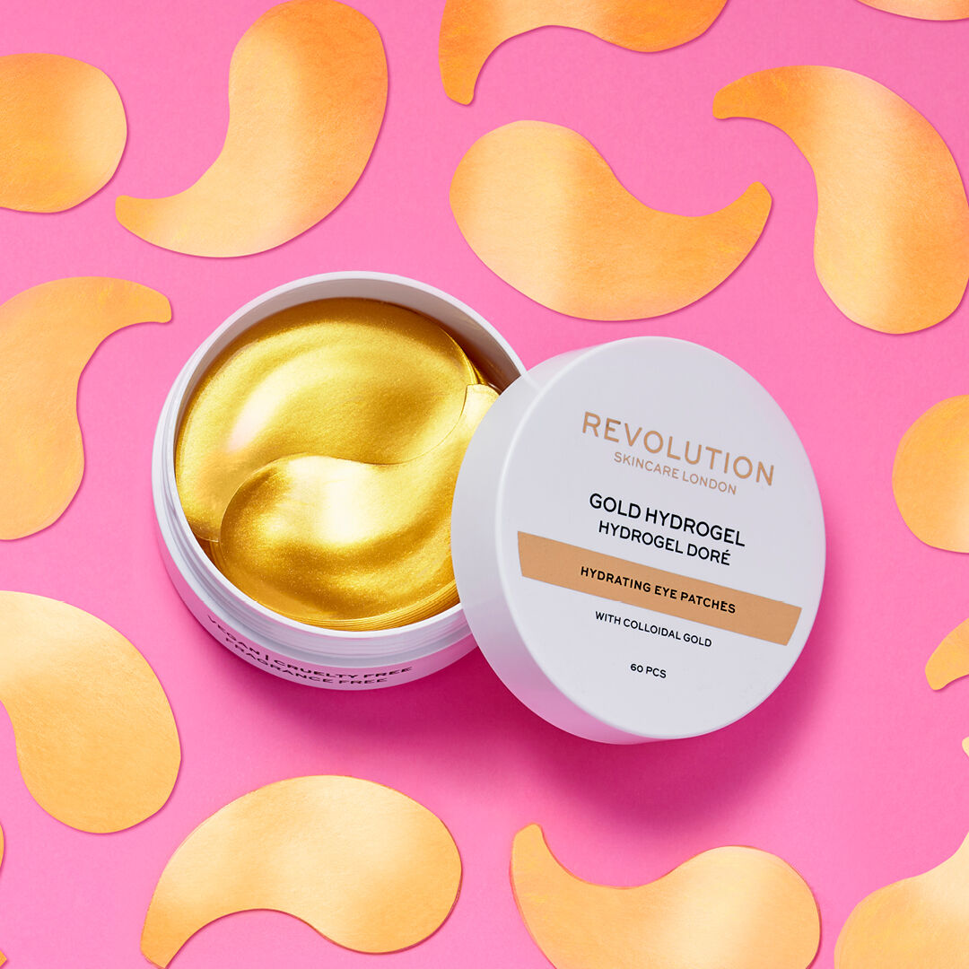 REVOLUTION SKINCARE Gold Eye Hydrogel Hydrating Eye Patches with Colloidal Gold