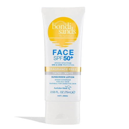 BONDI SANDS SPF 50+ Fragrance Free Matte Tinted Face Lotion (75 ml)