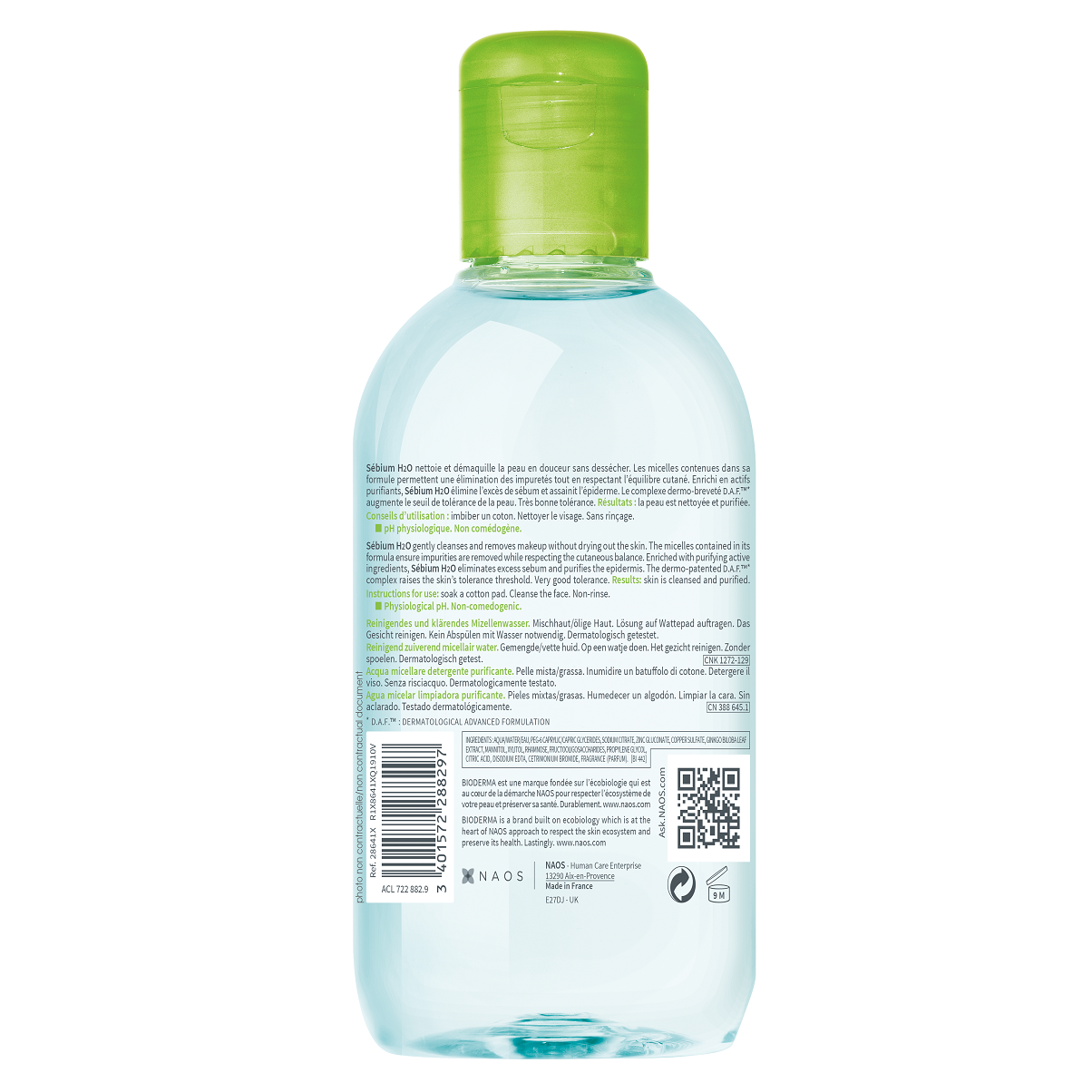 BIODERMA Sebium H2O Micellar Water (250 ml)