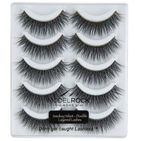 MODELROCK Signature Range Double Layered Lashes Multipack - Smokey Velvet