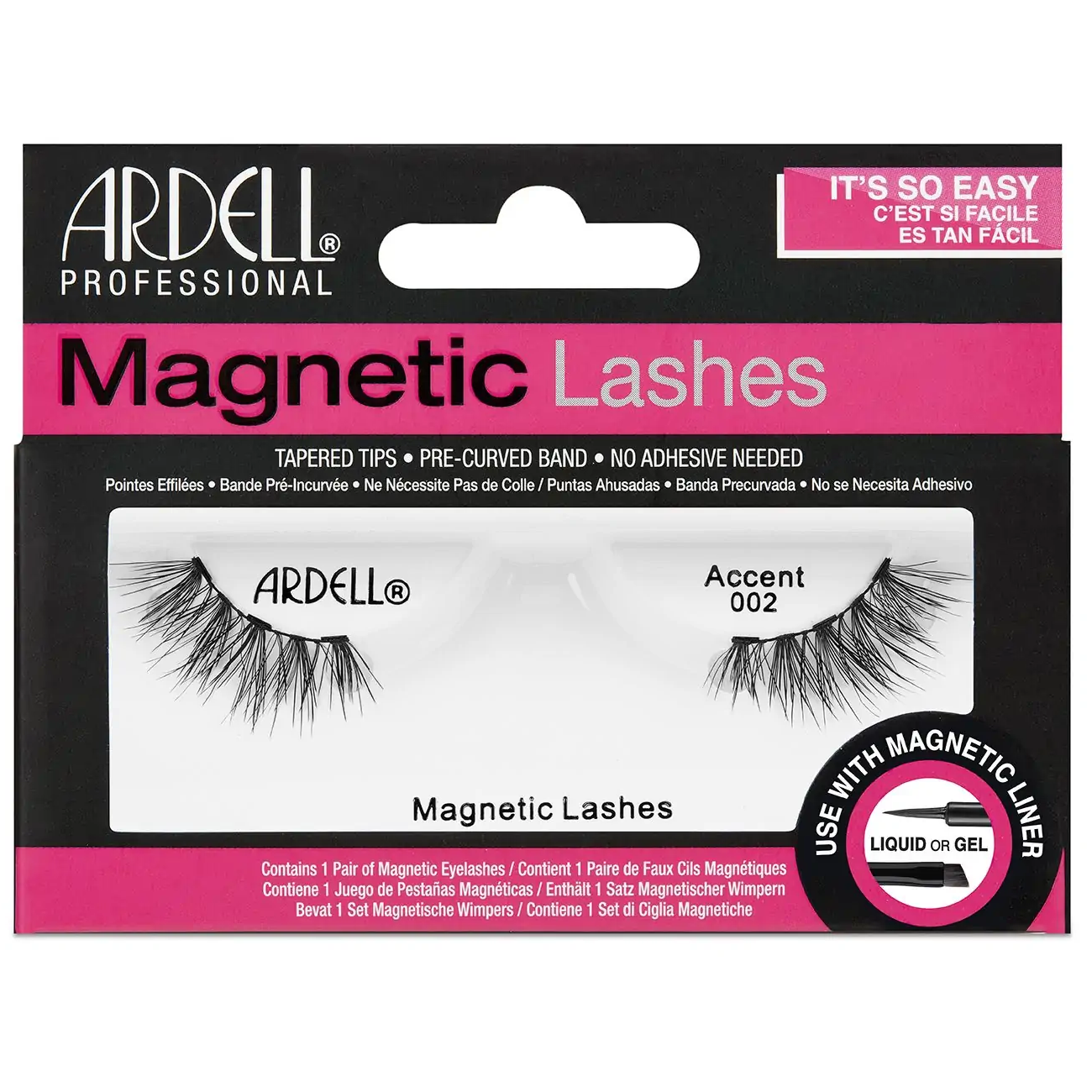 ARDELL Single Magnetic Lashes - Accent 002 Black