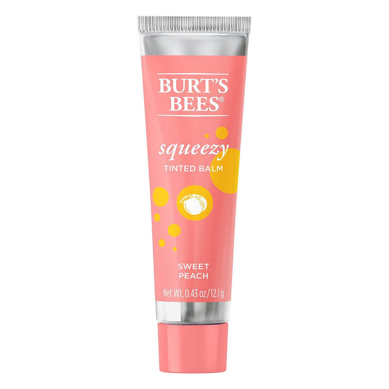 BURT'S BEES Squeezy Tinted Lip Balm - Sweet Peach