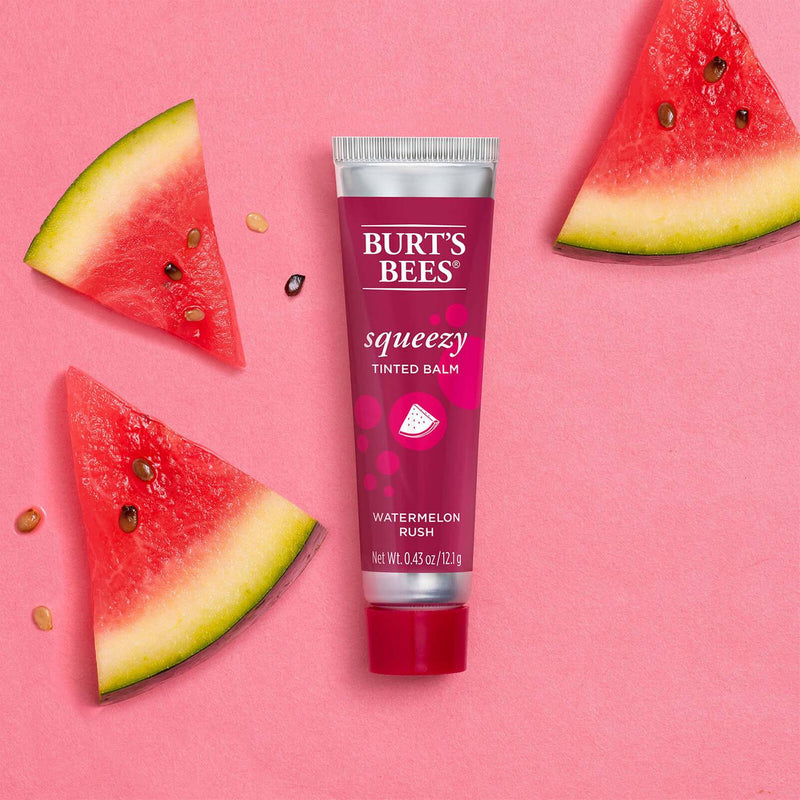 BURT'S BEES Squeezy Tinted Lip Balm - Watermelon Rush