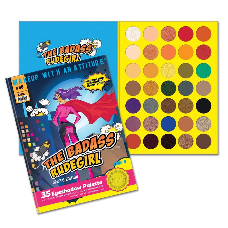 RUDE The Badass RudeGirl 35 Color Eyeshadow Palette - Book 6