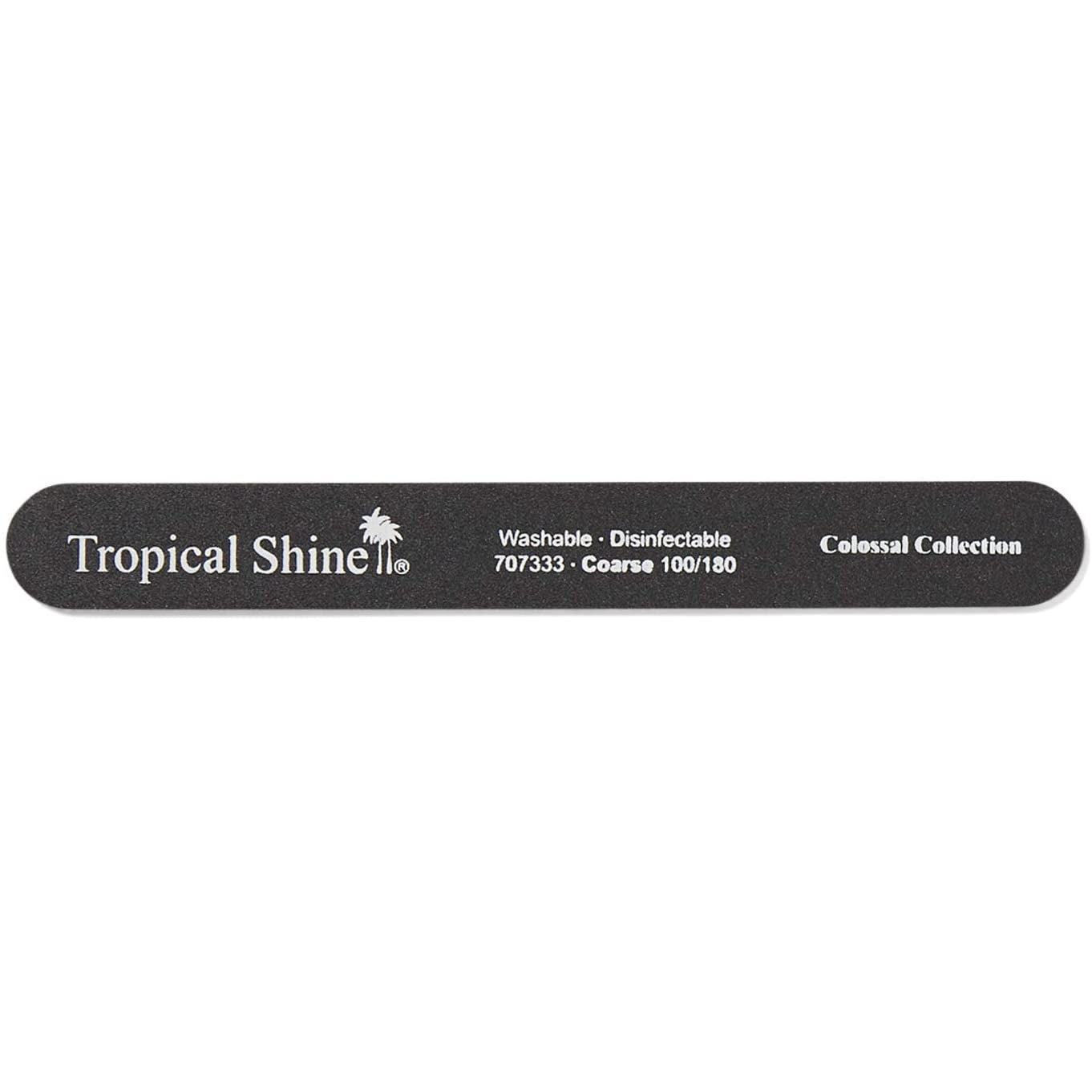 TROPICAL SHINE Colossal Nail File - Black (Coarse)