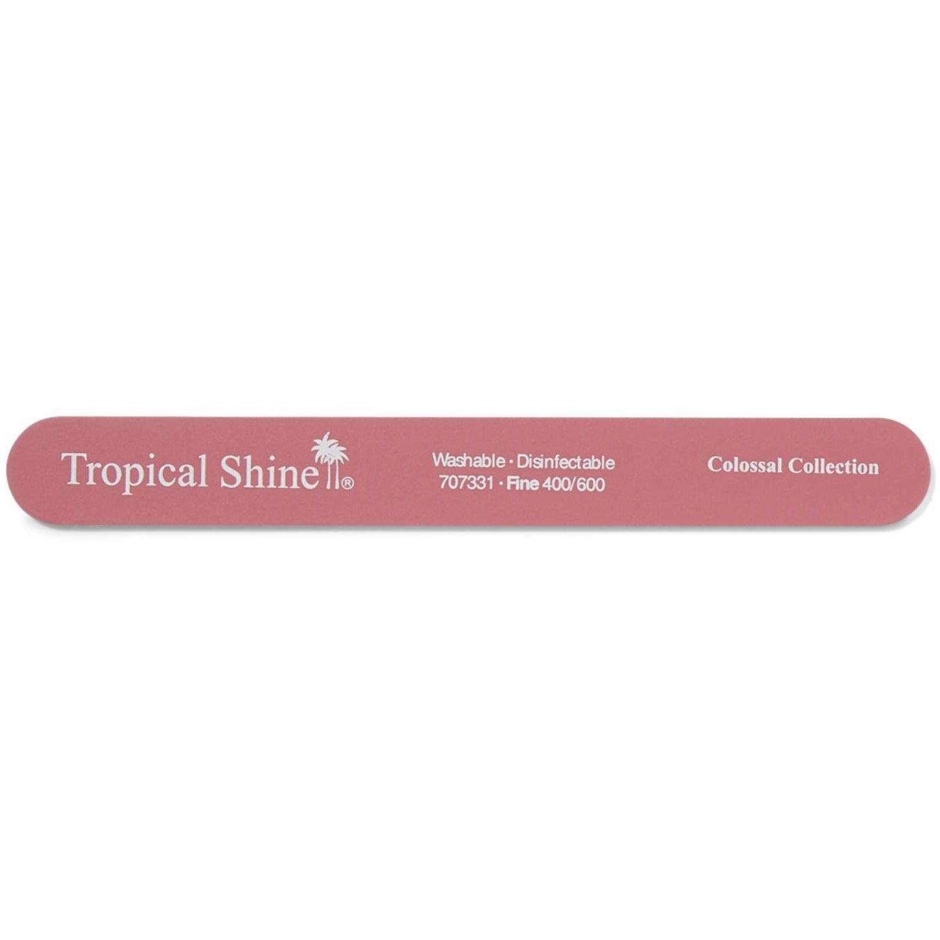 TROPICAL SHINE Colossal Nail File - Pink (Fine)
