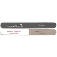 TROPICAL SHINE Nail Buffer 3 Way Buffer - Large