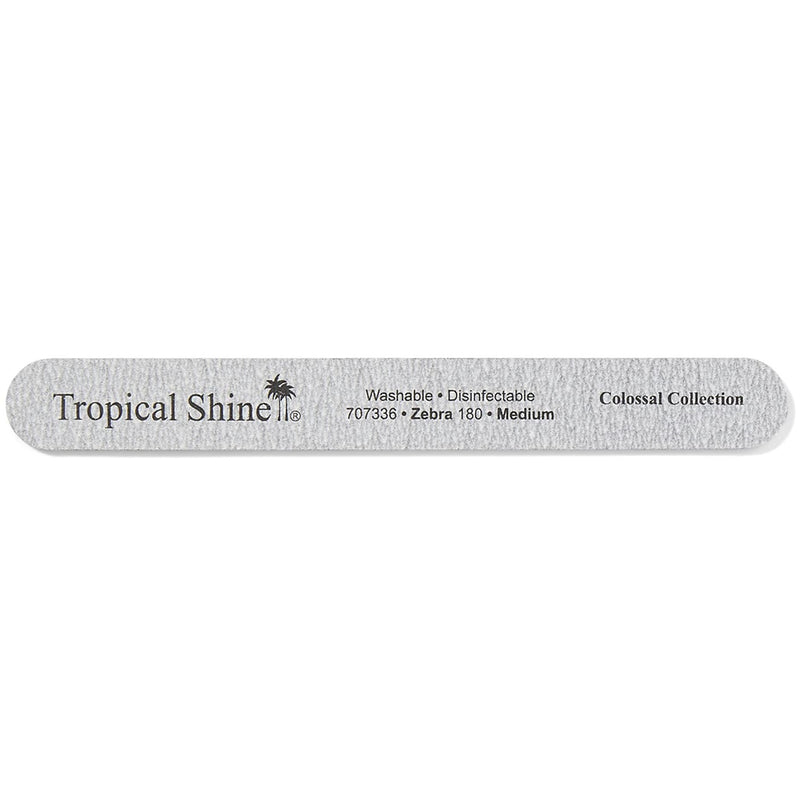 TROPICAL SHINE Colossal Nail File - Zebra (Medium)