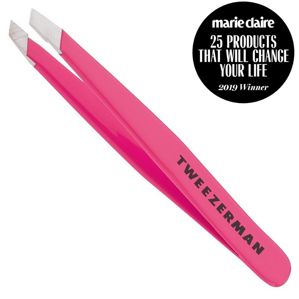 TWEEZERMAN Mini Slant Tweezer - Pink