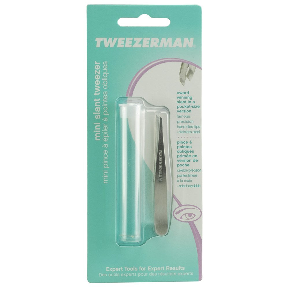 TWEEZERMAN Mini Slant Tweezer - Stainless Steel