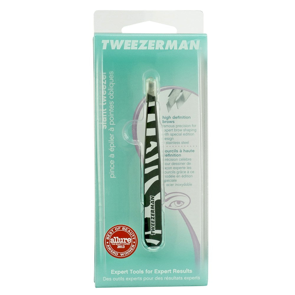 TWEEZERMAN Slant Tweezer - Zebra (Special Edition)