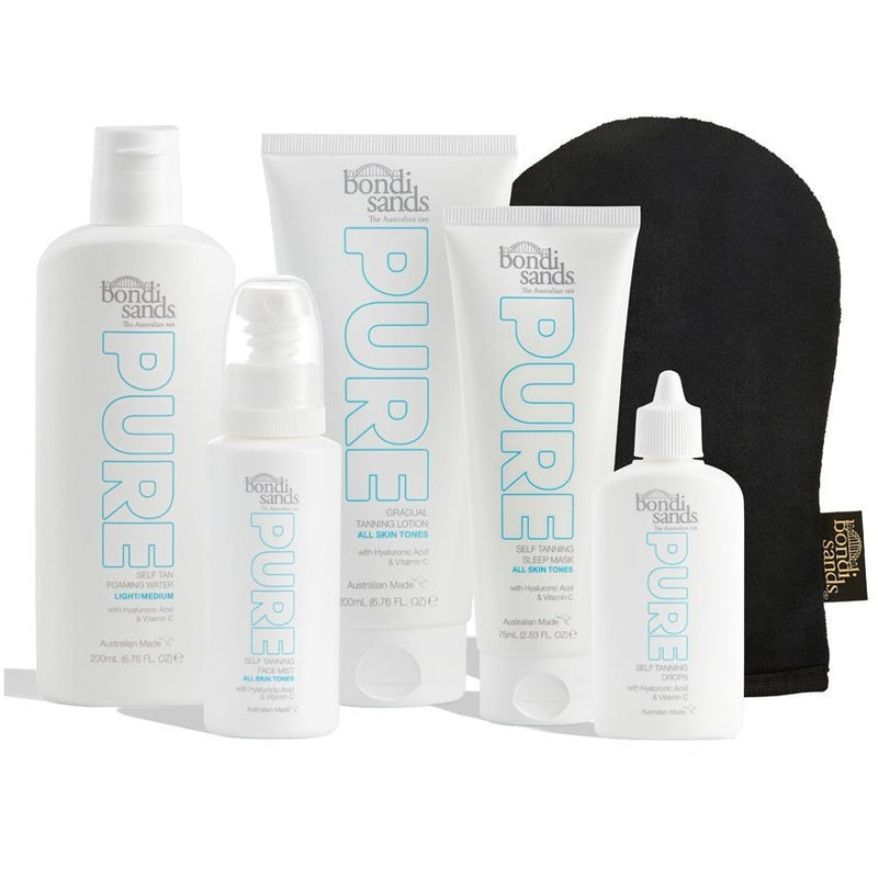 BONDI SANDS Ultimate Pure Bundle - Light/Medium (RRP $149.95)