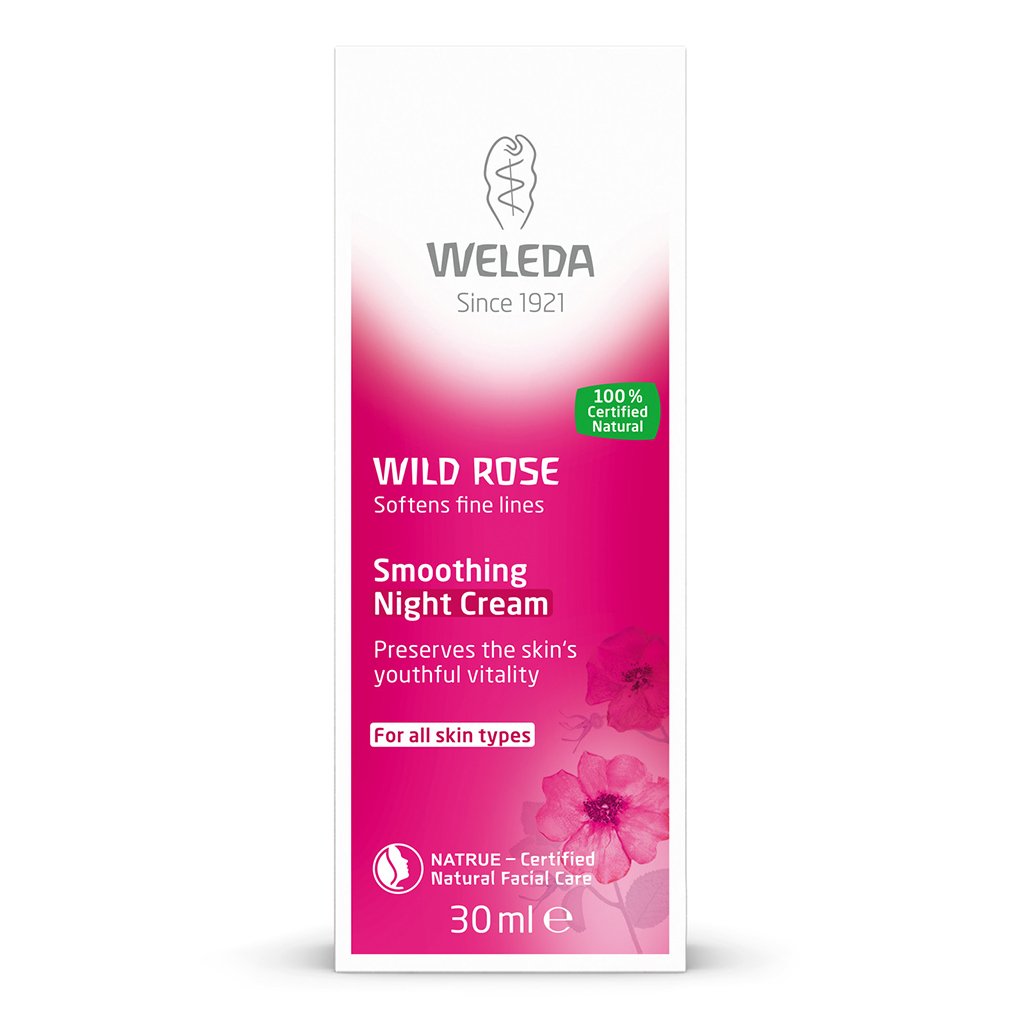 WELEDA Wild Rose Smoothing Night Cream (30 ml)