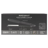 SILVER BULLET Keratin 230 Titanium Silver Hair Straightener (With Extras)
